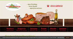Desktop Screenshot of fleischerei-scheinpflug.de